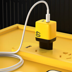 Gallium Nitride 40W Mobile Phone Charging Plug For Apple Iphone14 Charger