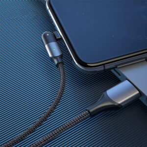 Mobile phone elbow data cable